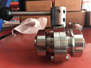 SS 304L <b>BUTTERFLY</b> VALVE flange type (tanker value) Stainless Steel <b>Butterfly</b> Valve Flange Type Manual Operation Industrial Use - Product Image 4