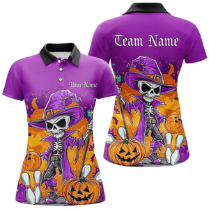 Polo personalizado de Halloween para equipo de profesores uniforme aspecto profesional Canadá al por mayor - Product Image 6