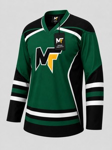 Nouvelle Arrivée Maillot de Hockey sur Glace Personnalisé OEM pour Hommes, Femmes et Jeunes – Respirant, Nom et Numéros Brodés Authentiques – Créez Votre Propre Design - Product Image 5