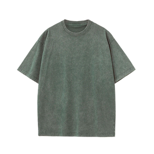 New Style Custom Acid Wash T Shirt Manufacturer Cheap Price Short Sleeve Acid Wash T Shirt - Product Image 1