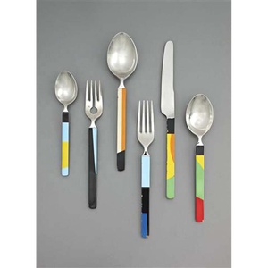 Couverts en acier inoxydable, 24 pièces, avec un design unique à la main, de style moderne, luxueux, pour restaurant, mariage, maison, hôtel - Product Image 4