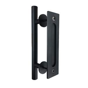 Juego de tirador de puerta de Granero deslizante de forma redonda y cuadrada de alta resistencia para accesorios de ventana y puerta - Product Image 4