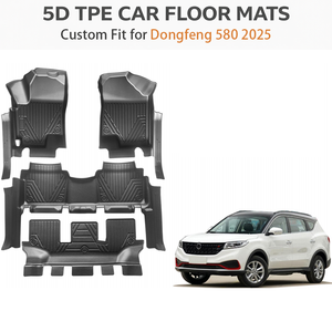 <b>Waterproof</b> 4pcs Full <b>Set</b> TPE Car Floor Mats for Dongfeng Glory 580 2025 Car Mats All Weather Car Floor Liners - Product Image 2