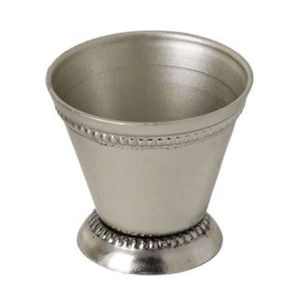 Vaso Mint Julep Antiguo de Plata de Ley Francesa con Elegante Diseño Decorativo de Banda Ondulada para Cócteles, Fiestas y Bar en Casa - Product Image 2
