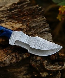 Cuchillo de Supervivencia Personalizado Hecho a Mano con Acero de Damasco y Mango de Resina con Funda de Cuero, Personalización OEM/ODM - Product Image 2