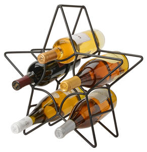 Porte-bouteilles à vin en métal de haute qualité, type sur pied, durable, moderne, au prix le plus bas - Product Image 1