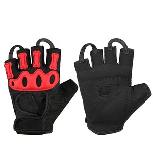 Gants de vélo professionnels pour le cyclisme avec paume rembourrée en gel, tissu respirant et adhérence sécurisée, logo personnalisé, fournisseur OEM - Product Image 4