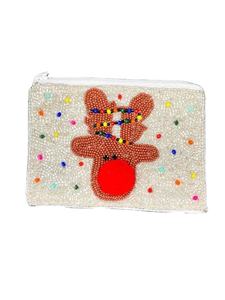 Monedero Elegante Hecho a Mano, Hermoso Diseño Premium, Monedero con Cuentas Estilo DOLLY WANNABE, Monedero Moderno con Cremallera, Mini Bolsa - Product Image 4