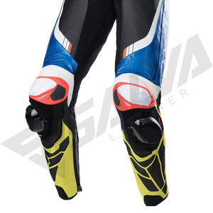 Unisex Full Sleeve Motorcycle Racing Suit Modal 160g Color <b>Blocked</b> Breathable All Seasons One Piece Jacket Pant - Product Image 6