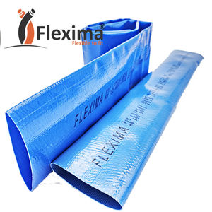 Tuyau plat durable léger en PVC à haute pression facile à ranger Tubes en plastique flexibles pour l'irrigation et l'irrigation - Product Image 4