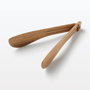 Reusable Wooden Ice Cube <b>Tong</b> Professional Non-Slip <b>Toast</b> <b>Tongs</b> Home Kitchen Baking Cooking Tools - Product Image 2