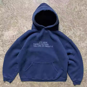 Sudaderas con Estampado Puff de Moda, Servicio OEM, Sudaderas con Logotipo Personalizado, Suministro al por Mayor para Negocios de Ropa de Marca Privada - Product Image 5