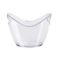 Seau à glace métallique en forme de bateau, idéal pour les fêtes et bars, pour boissons et vin, léger, fait main, design personnalisable – Offre Spéciale