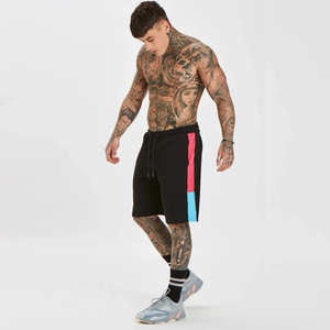 Pantalones Cortos Deportivos para Hombre, con Cordón Ajustable, Transpirables, de Spandex y Poliéster, Diseño Casual con Rayas Laterales, Cintura Media - Product Image 6