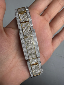 นาฬิกาเพชรโมอิสซาไนต์แบบกำหนดเองสำหรับผู้ชาย ดีไซน์หรูหราสไตล์ฮิปฮอป เครื่องประดับสแตนเลสสตีล - Product Image 6