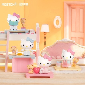 Figura Coleccionable <span class=keywords><strong>Original</strong></span> MOETCH Sanrioo HelloKitty Sweetheart Playmate Series Micro Box Blind Box, Juguete de Anime para Fans de Sanrioo - Product Image 5
