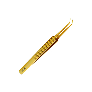 Pinzas de Precisión para Pestañas, Pinzas de Acero Inoxidable para Pestañas, Extensiones de Pestañas Clásicas de Volumen Individual - Product Image 1