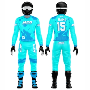 Stylish Design Ladies and Men's 100% Customized Stretch Fabric Sublimation Printing Dirt Bike Off Road ATV Motocross Racing Gear - Product Image 1