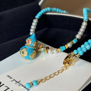 Collar de Clavícula de Plata de Ley S925 de Alta Gama para Mujer con Colgante de Perla Natural de Agua Dulce Barroca Original, Accesorio de Moda - Product Image 3