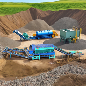 PROCESAMIENTO DE RESIDUOS COMPOSTING PLANTA TROMMEL CONSTRUCCIÓN DE ACERO SUAVE 15kW POTENCIA PLC RODAMIENTO CONTROLADO para APLICACIONES DE BIOMINACIÓN - Product Image 6