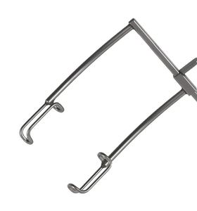 Spéculum ophtalmique certifié CE avec vis de blocage 10 mm x 7 mm en acier inoxydable pour chirurgie des paupières - Product Image 5