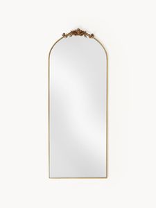 Espejo de pared con marco de metal de Linea Exports Inc, espejo de cuerpo entero para sala de estar, dormitorio, baño, hotel, decoración del hogar. - Product Image 2