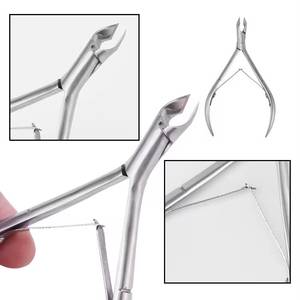Coupe-ongles professionnel Morje en acier inoxydable 12,5 mm, à mâchoires biseautées, ouverture large, lame courbée, pointe acérée, portable et durable - Product Image 5
