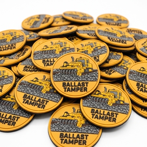 Fabricant Direct Patch en Caoutchouc 3D, Badge Rond en PVC Souple, motif Vanne Pneumatique de Frein à Air pour Sac à Dos, Veste, Casquette, Uniforme d'Extérieur - Product Image 4