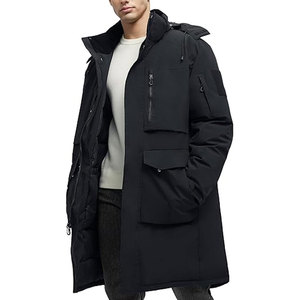 Winter Coats for <b>Men</b> <b>Long</b> Down Puffer <b>Jacket</b> Water Resistant Warm Thick Insulated Parka Cold Weather Outerwear - Product Image 2