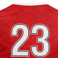 Maillot de football rouge et blanc Woolwich Rica respirant, anti-humidité, pour entraînement sportif, uniforme d'équipe homme/femme, imprimé, manches courtes