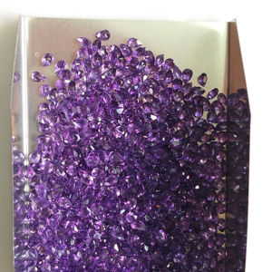 อเมทิสต์สีม่วงธรรมชาติจากแอฟริกา ขนาด 3x2 มม. รูปทรงลูกแพร์ คุณภาพดีที่สุด พลอยหลวมจากเรดเมาน์เทน เหมาะสำหรับทำเครื่องประดับ - Product Image 2