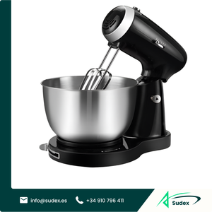 เครื่องผสมอาหารแบบตั้งโต๊ะ Sudex KD-808 มอเตอร์ดีซีเสียงเบา พร้อมหัวตีไข่ หัวตีแป้ง หัวตีแบบแบน สำหรับใช้ในครัวเรือน - Product Image 1