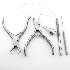 Juego de Agujas de Ganchillo con Microperlas de Acero Inoxidable Ecológicas KOUNAIN, Herramientas para Extensiones de Cabello, Modelo para Uso Doméstico - Product Image 5