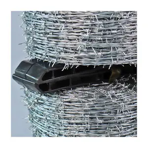 Malaysia Manufacturer 1.6mm x 500m High Tensile Barbed Wire for Hobby farms home use and smaller rural properties security