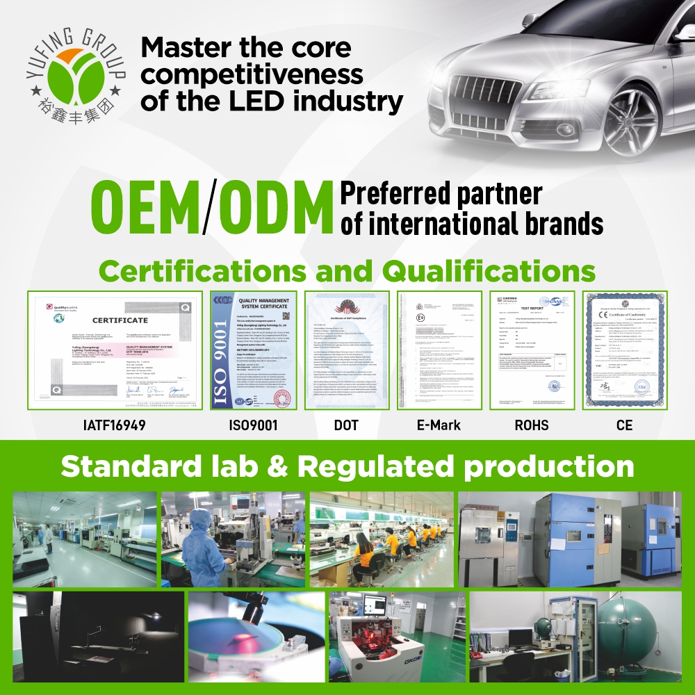 Yufing 120W 120000LM LED Headlight Bulb - H4 H7 H11 9005 9006 Car Lamp Canbus 6000K | Auto Lighting