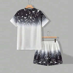 Ensembles de t-shirts et shorts pour hommes de haute qualité en provenance du Pakistan, en gros, OEM, personnalisation disponible, ensembles de mode. - Product Image 2