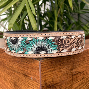 ปลอกคอสุนัขหนังแท้แบบปรับได้สำหรับสุนัขขนาดกลางและขนาดใหญ่ทนทานอุปกรณ์เสริมสำหรับสัตว์เลี้ยง - Product Image 4