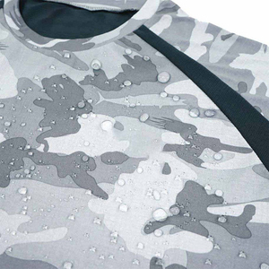 T-shirt à manches longues pour homme, couleurs personnalisées, écologique, 320g, UPF 35, respirant, séchage rapide, vêtements de pêche, vêtements de plein air - Product Image 3