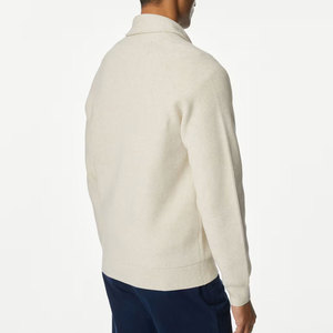 Power Abaan Sports Nouvelle Collection Tricoté Unisexe Long Cardigan en Mohair Uni Col en V Logo Frontal Standard Simple Boutonnage Décontracté - Product Image 3