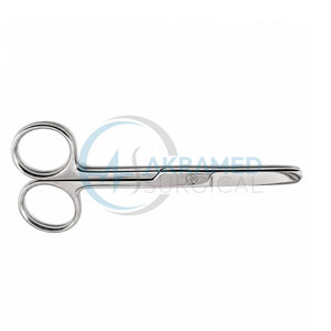 Ciseaux à pansements de 12 cm, instrument médical chirurgical en acier inoxydable pour soins infirmiers - Product Image 3