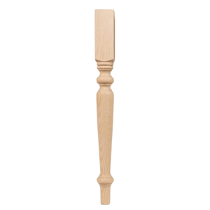 Premium Modern Turned Rubber Wood Furniture <b>Legs</b> Heavy Duty Supports for Dining <b>Tables</b> Bedroom and Living Room Furniture - Product Image 1