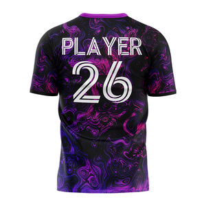 Camisetas de Fútbol Personalizadas para Hombre, Cuello en V, Manga Corta, Tallas Grandes, Estilo Clásico Vintage, 100% Poliéster, Absorben la Humedad - Product Image 6