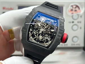 Reloj de pulsera para hombre, de diseño de alta gama, de fibra de carbono, 3502, informal, de negocios, de viaje, con tourbillon, esqueleto, automático, mecánico - Product Image 2