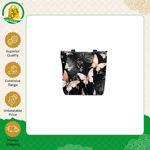 Bulk Exporter Selling High Quality Eco-Friendly All-Over Printed Dyed Canvas Shopping Shoulder <b>Bag</b> with <b>Long</b> Tape Handle - Product Image 4