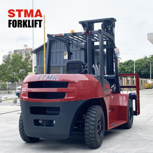 מלגזה דיזל STMA 5 טון 8 טון עם אישור CE, כוללת צמיגים לבנים אופציונליים לעבודות בנייה. - Product Image 6