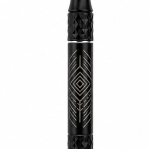 Rasoir de sécurité à double lame noire avec design de manche géométrique pour le rasage du visage des hommes, lames en acier inoxydable, manche en plastique - Product Image 4
