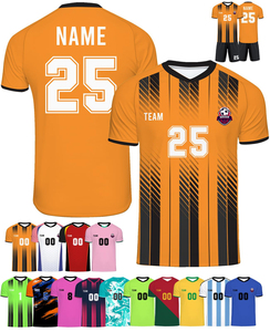Camiseta de Fútbol Personalizada TROPIC EDGE SPORTS Unisex para Adultos, 100% Poliéster, Cuello en V, Manga Corta, Absorbe la Humedad, Impresión Sublimada para Equipo - Product Image 6