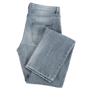 Jean en denim pour homme, coupe décontractée, délavé, avec fermeture éclair, personnalisable avec votre logo, prix abordable, faible MOQ - Product Image 3