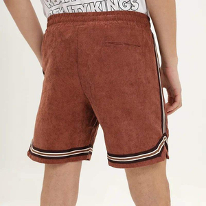 Shorts de sport pour hommes pour un usage décontracté, shorts en coton à manches courtes tendance pour hommes avec couleur personnalisée - Product Image 4