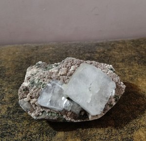 Cubik - Minerales de Apofilita de la Mejor Calidad de la India, Ecológicos, Piedra Decorativa de la Nueva Era de Gujarat, Color Natural - Product Image 1
